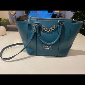 Guess Teal Purse Handbag